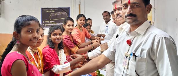 सबलांनी दुर्बलांचे रक्षण करणे हाच रक्षाबंधनाचा मुख्य हेतू : उपप्राचार्य श्री दिलीप संकपाळ 