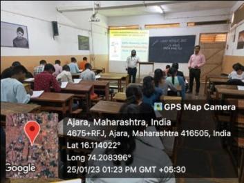 Organised Quiz Competition  on  ocassion of  'National Voter's Day' on 25/01/2023