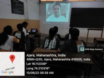 Online Guest Lecture under MoU, 9th June, 2022