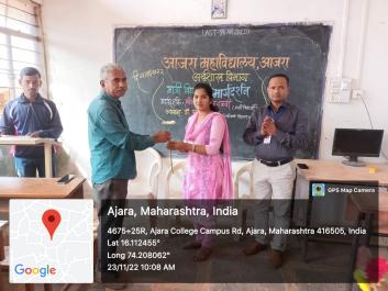 Alumni Lecture of Mrs. Sushma Dalvi  