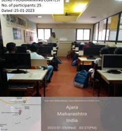 Organized BLIND PROGRAMMING CONTEST