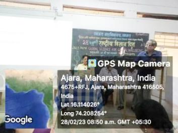 Celebration of National Science Day on 28/02/2023