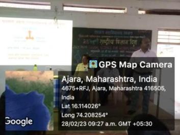 Celebration of National Science Day on 28/02/2023