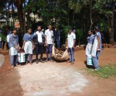 Organized the cleaning programme in College Campus on 22/1/2022