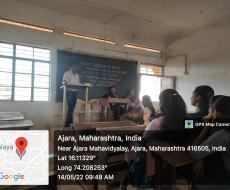 Guest lecture of Dr. Dnyanaraja Chighalikar on ‘De-Addiction: Social and Economic development’  on 14/5/2022